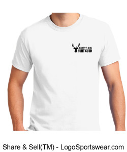 Gildan Adult Unisex Ultra Cotton T-Shirt (WHITE) Design Zoom